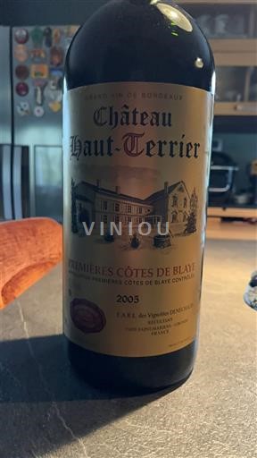 Bordo Nespecificirano Château Haut-Terrier 2005