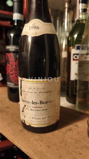 Burgundi Chorey-lès-Beaune Pierre et Fils Confidences 1986
