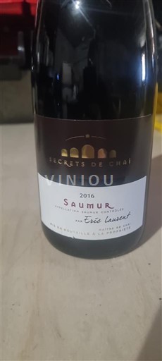 Vinos Rouge sec Crée Laurent Secrets de Chai 2016 Francia Valle del Loira Saumur AOC