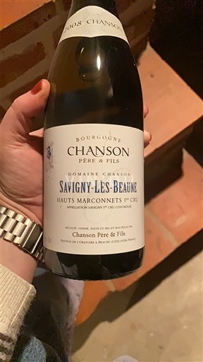 Bourgogne Savigny-lès-Beaune Premier Cru Chanson Père & Fils Hauts Marconnets 1er Cru 2008
