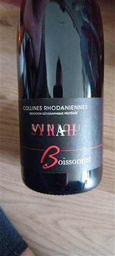 Alpene og Rhône-landene Rhodaliene-høydene Boissonnet Syrah 2022