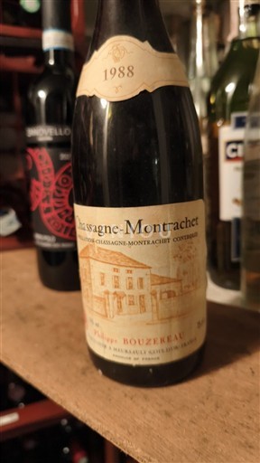 Burgund Chassagne-Montrachet Philippe Bouzereau 1988