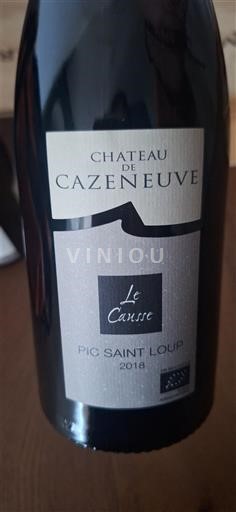 Лангедок Пик-Сен-Лу Château Cazeneuve Le Causse 2018