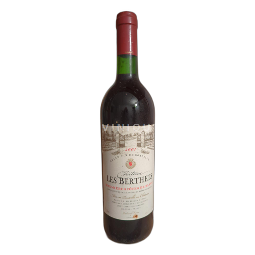 Bordeaux Côtes-de-Blaye Château Les Berthets 2001