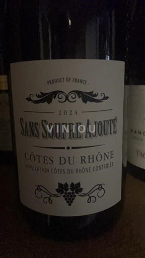 Рона долина Кот дю Рон Sans Soufre Ajouté 2024