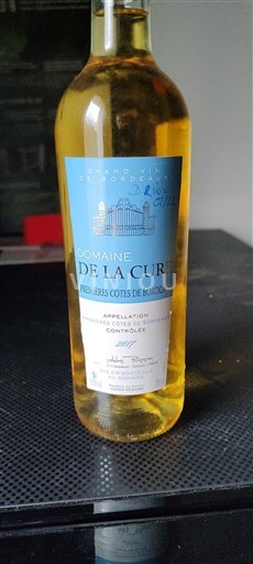 Bordoja Premières-côtes-de-bordeaux Domaine La Cure 2017