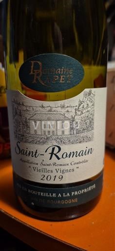 Borgoña Saint-Romain Domaine Rapet Vieilles Vignes 2019