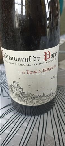 Lugina e Ronës Châteauneuf-du-Pape Baron de Montfaucon 2015