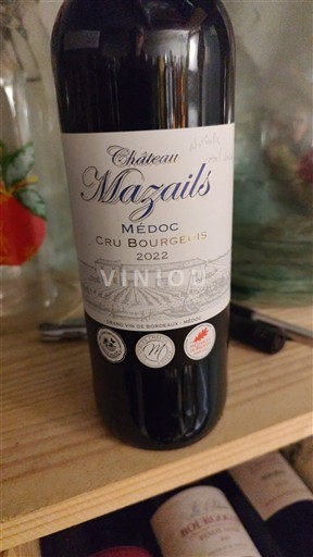 Bordeaux Médoc Château Mazails 2022