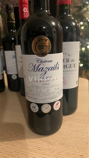 Bordeaux Médoc Château Mazails 2022