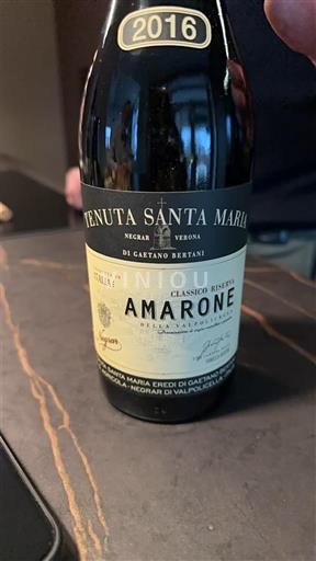 Veneto Nespecificirano Tenuta Santa Maria Amarone Classico Riserva 2016