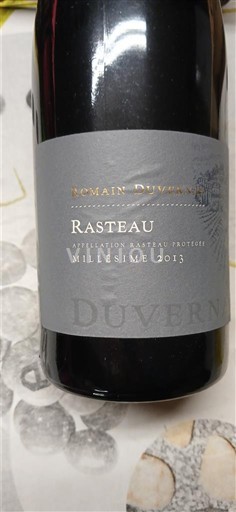 Rhônevallei Rasteau Domaine Duvernay 2013
