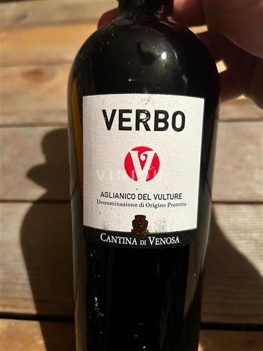 Basilicata Aglianico del Vulture Cantina di Venosa Verbo 2020