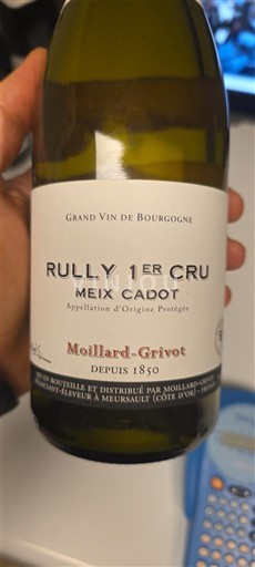 Burgundia Nespecificat Premier Cru Moillard-Grivot Meix Cadot 2022