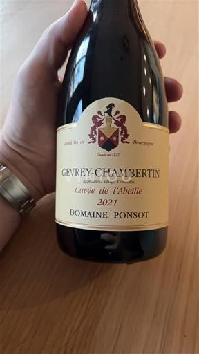 Burgundija Dževre-Šamberten Domaine Ponsot de l'Abeille 2021
