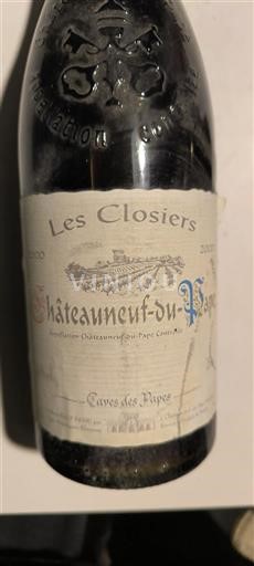 Lugina e Ronës Châteauneuf-du-Pape Les Closiers Caves des Papes 2000