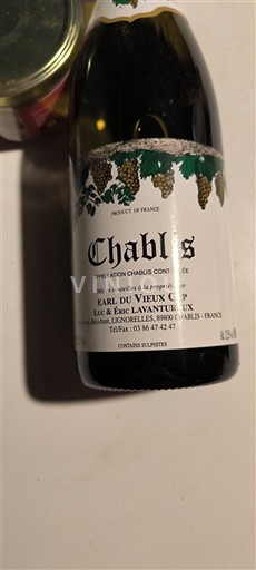 Bourgogne Chablis EARL du Vieux Crap Ikke årgangsbestemt
