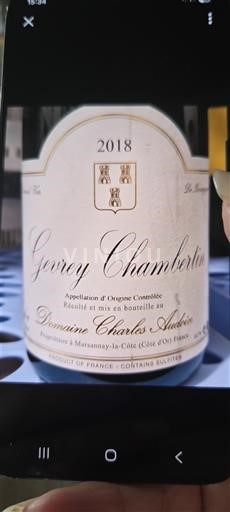 Burgund Gevrey-chambertin Domaine Charles Audoin 2018