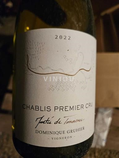 Bourgogne Chablis Premier Cru Dominique Gruhier Indité de Tonnaree 2022