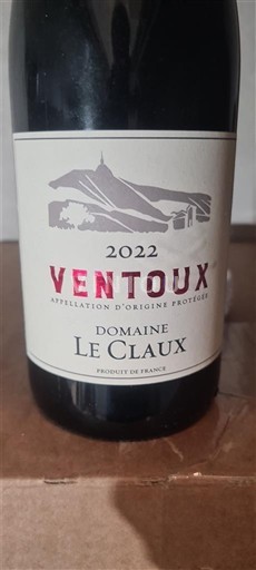 Lugina e Ronës Ventoux Domaine Le Claux 2022