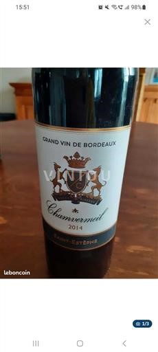 Bordoja Saint-Estèphe Chamvermeil 2014