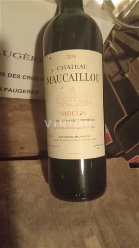 Bordoja Moulis-en-Médoc Château Maucaillou 2016 2016