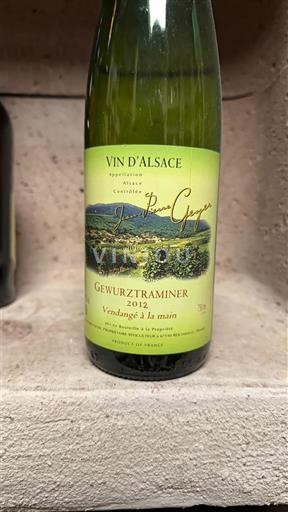 Алзас Аласас Jean-Pierre Geyer Gewurztraminer 2012
