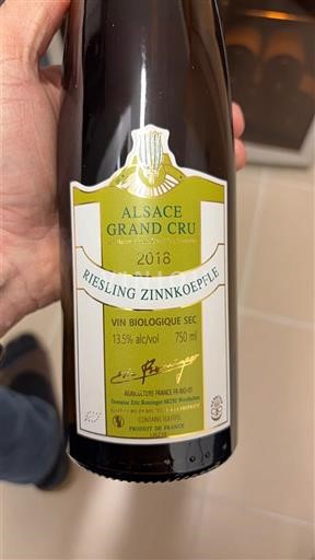 Алзас Nespecificirano Grand Cru Eric Rominger Riesling Zinnkoepflé 2018