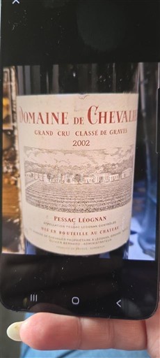 Bordeaux Pessac-Léognan Grand Cru Domaine Chevalier 2002