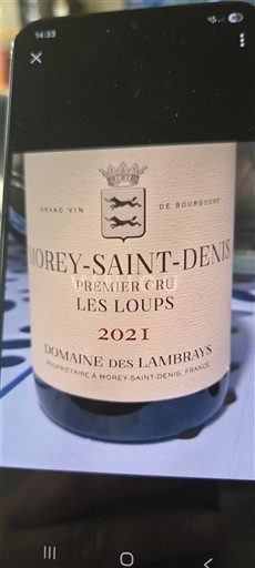 Borgoña Morey-Saint-Denis Premier Cru Domaine Lambrays Les Loups 2021