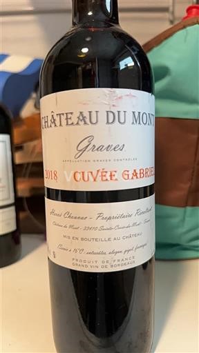 Bordeaux Graves Château Mont Gabriel 2018