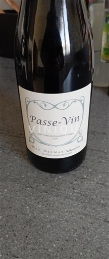 Ruzijon Côtes du Roussillon Villages Mas Delmas Passe-Vin 2020