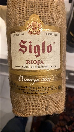 La Rioja Rioja Bodegas AGE Crianza 2011