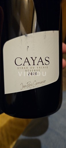 Valais Jean-René Germanier Cayas Réserve 2020