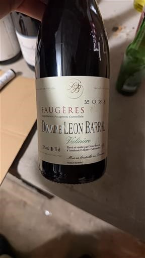 Languedok Faugères Domaine Léon Barral Valinière 2021