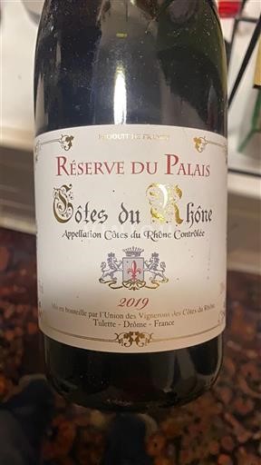 Vale do Ródano Côtes-do-Ródano Réserve du Palais 2019