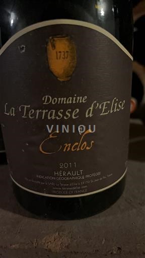 Lengdok dhe Rusionjë Hérault Domaine La Terrasse d'Elise Enclos 2011
