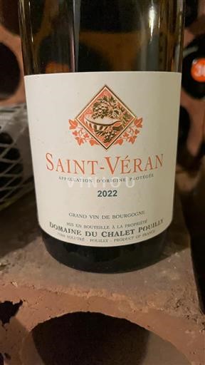 Burgund Saint-Véran Domaine Chalet Pouilly 2022
