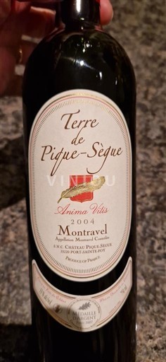 Југозапад Montravel Château Pique-Sègue Terre de Pique-Sègue Anima Vitis 2004