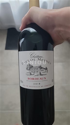 Bordo Château Barrail Meyney 2018