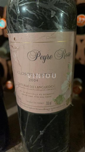 Languedok Coteaux du Languedoc Peyre Rose Clos des Cistes 2004
