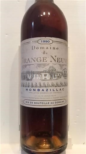 Југозапад Монбазилак Domaine Grange Neuve 1990