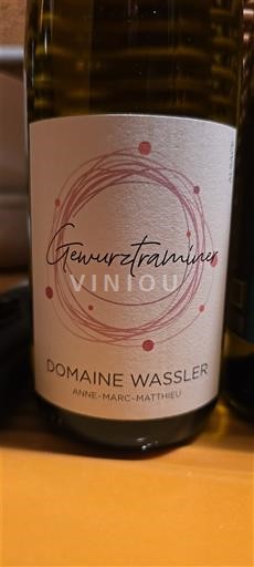 Алзас Аласас Domaine Wassler Gewurztraminer Non Millésimé