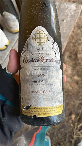 Alsace Pinot gris Hospices de Strasbourg 2008