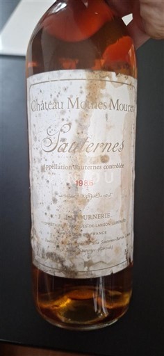 Bordo Сотерн Château Mothes Mouret J latournerie 1986