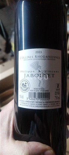 Alpi i Rodoska oblast Ронске колине Philippe & Vincent Jaboulet Syrah 2023