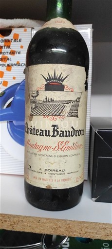 Bordoja Montagne-saint-émilion Château Baudron 1972