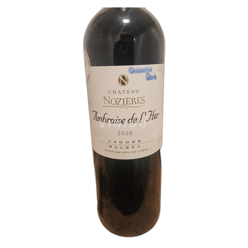 South West Cahors Château Nozières Ambroise de l'Her 2020