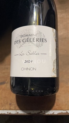 Lugina e Luarës Chinon Domaine Géleries Les Sables 2024