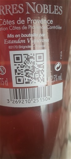 Провинс Кот де Прованс Estandon Vignerons Pierres Nobles Non Millésimé